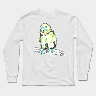 Watercolour budgie Long Sleeve T-Shirt